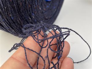 Scotland - lækker uld tweed i blue torma , 100 gram